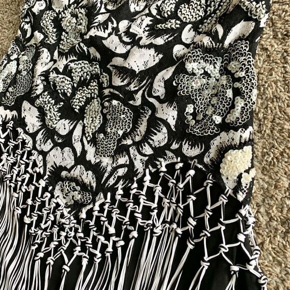 New Vintage Gorgeous Beaded & Sequined Party Dress - Picture 10 of 16